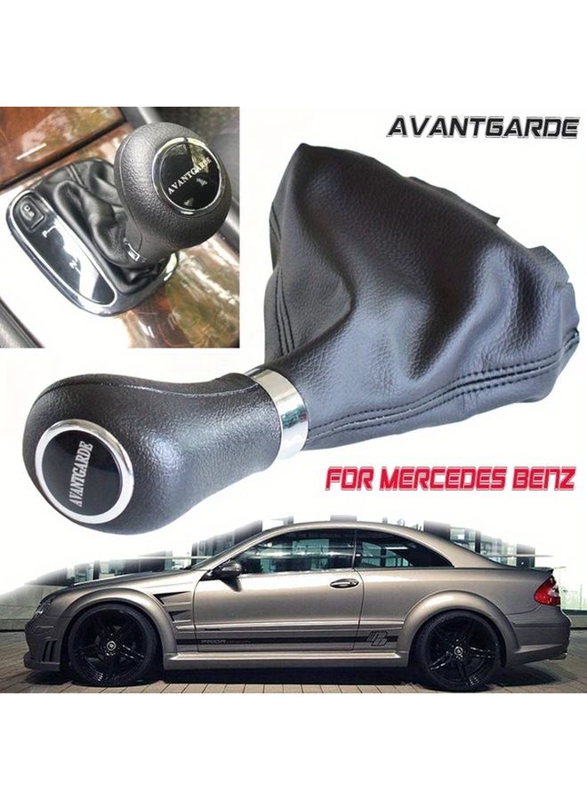 مقبض تغيير ناقل الحركة لمرسيدس بنز الفئة C W209 W203، غطاء حذاء ناقل الحركة، موديل AVANTGARDE - Image 3